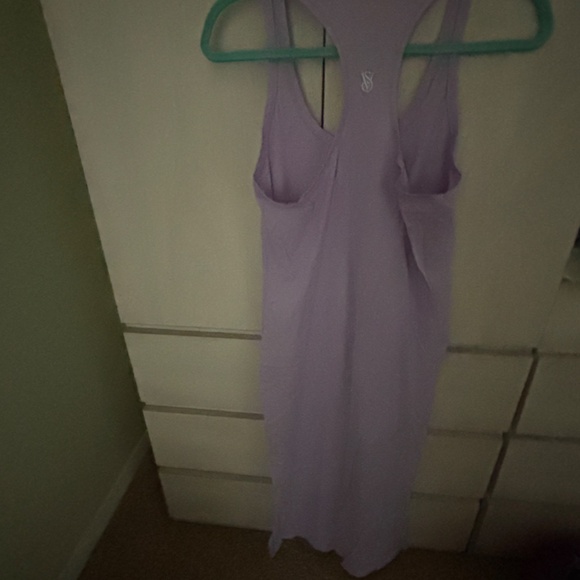 New Victoria’s Secret Lavender Racerback Tank Dress w/ Side Slit - Picture 4 of 4